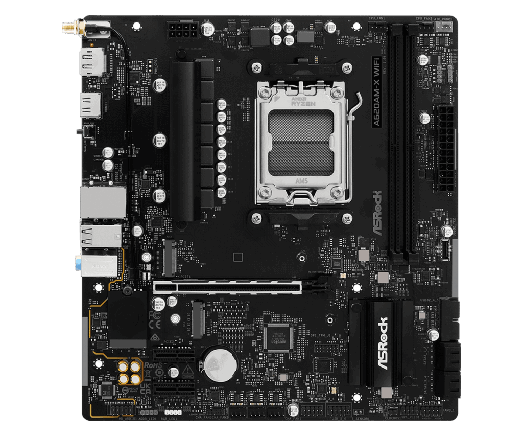 ASRock A620AM-X WIFI alaplap - Image 2